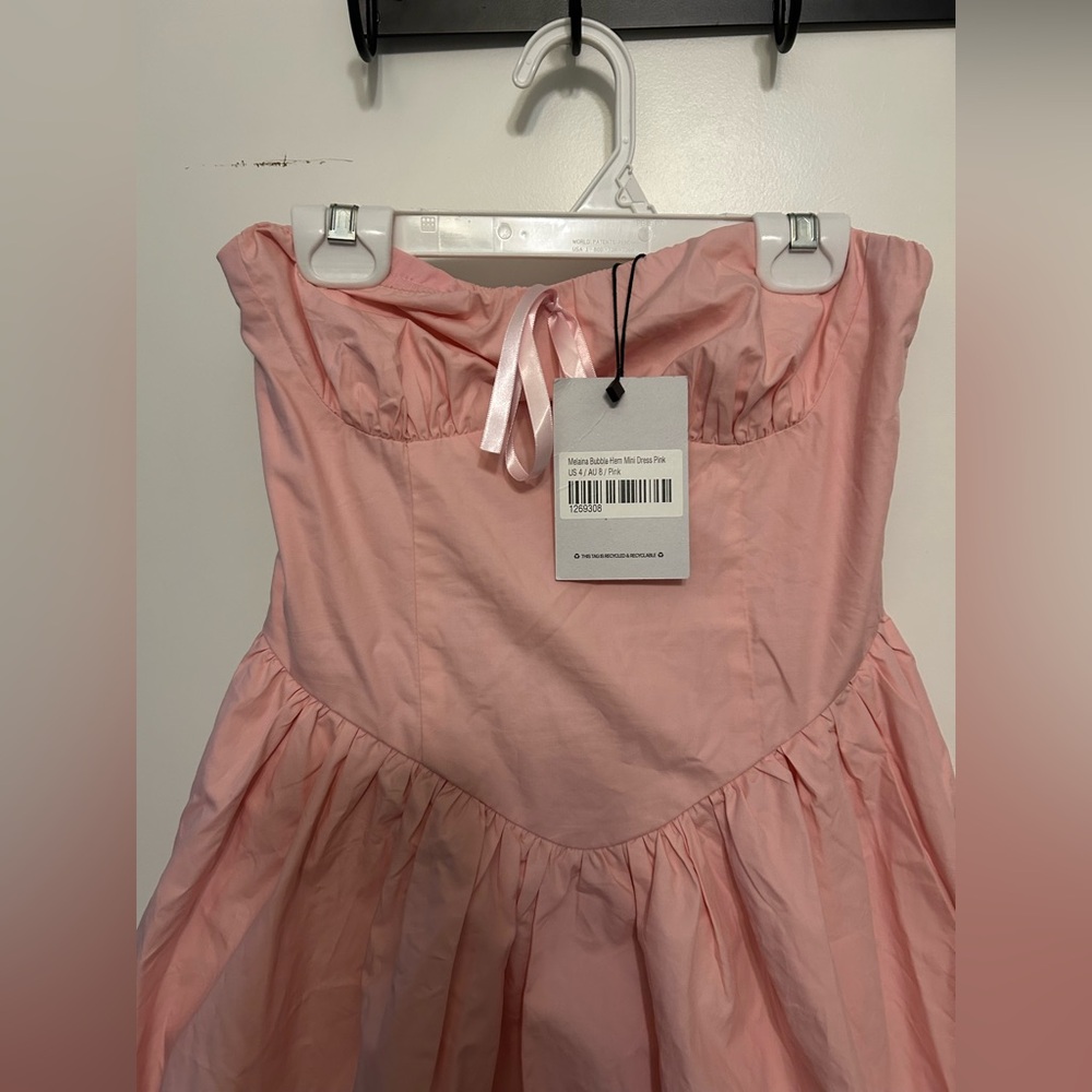 NWT Princess Polly Melania Bubble Hem Mini Dress - Picture 5 of 11